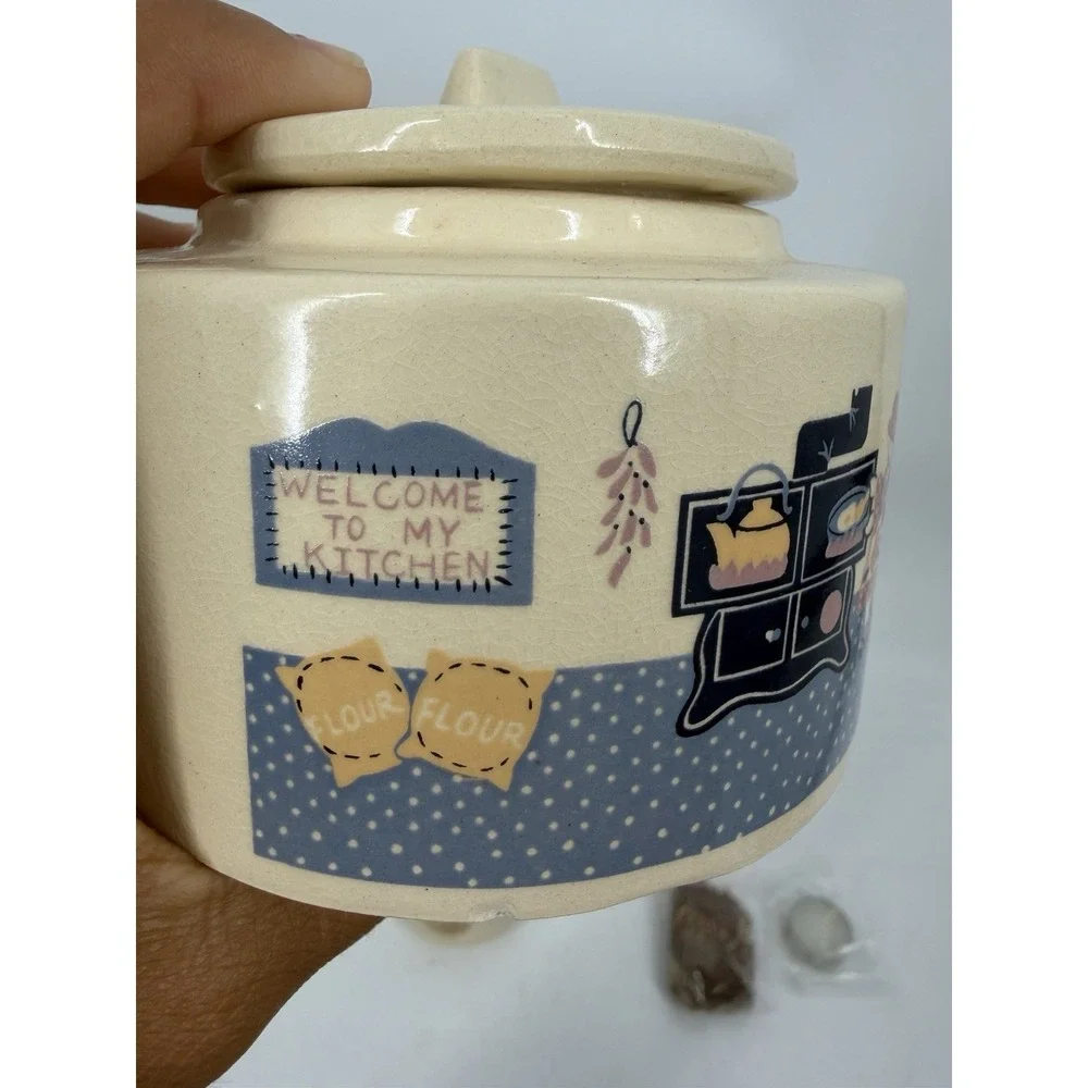 VTG Kmart Taiwan Potpourri Simmering Set Ceramic Warmer Goose w/ Box